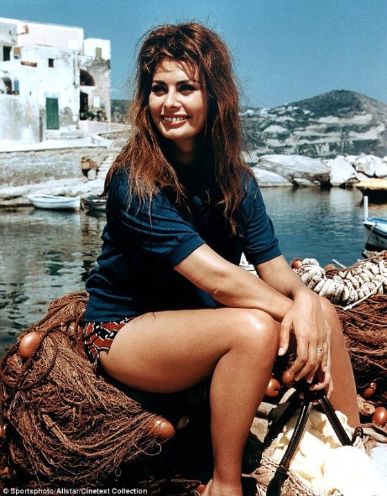 beautiful young Sophia Loren
