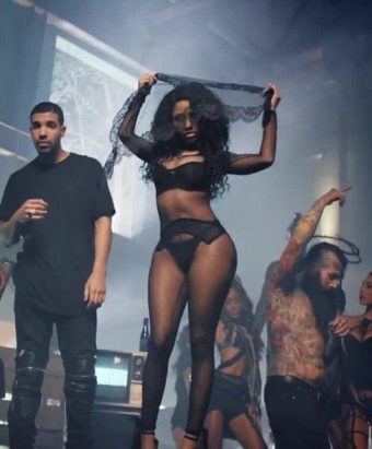 Nicki Minaj Hot curves in music video "Only"
