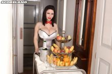 Scoreland busty maid Karina Hart nude gallery