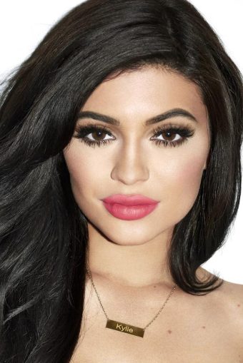 Kylie Jenner beautiful face hot lips in Galore Magazine