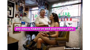 Incredible! Erica Simone totally naked in her day-to-day life!