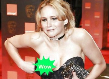 Wow! Jennifer Lawrence boob out – paparazzi photo