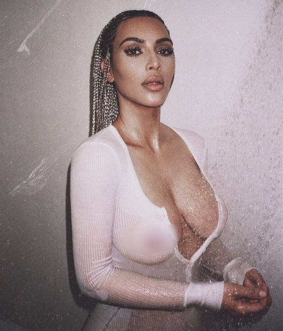 Kim Kardashian shakes the social media again with her new nude and sexy photos! · Pandesia World image