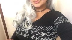 sexy girl braless sweater