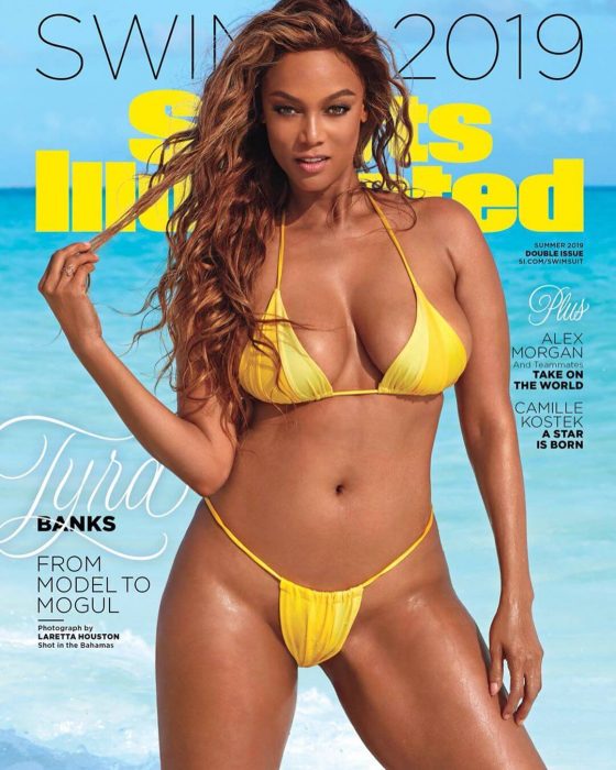 Tyra Banks SI swimsuit 2019 cover