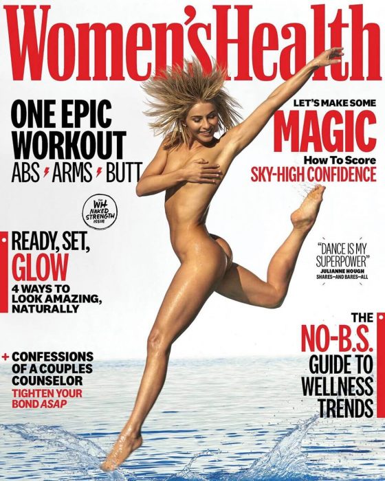 Julianne Hough nude in Women’s Health magazine (9 photos)