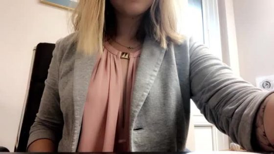 Girl Goes Wild at Work by showing her tits! (gif)