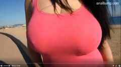 Brunette Bbw Babe Big Tits Braless T Shirt Sex Scene