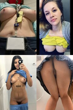 Sexy Real Ofice Girls Bored At Work Flashing Tits , ass And Pussy Cover