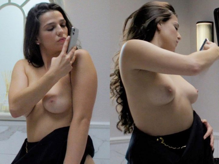 Topless Celebrity Hot Tits Selfie