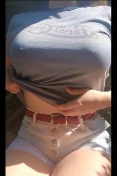 big perky tits in braless blouse