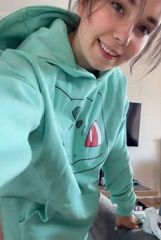 Big smile BIG reveal! (gif)