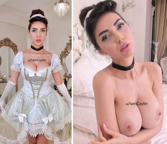 busty cosplay girl topless 2
