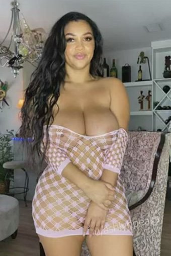 sexy woman with perfect big natural tits