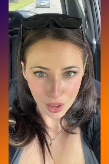 What boobs are hiding beneath the cute face? (gif)