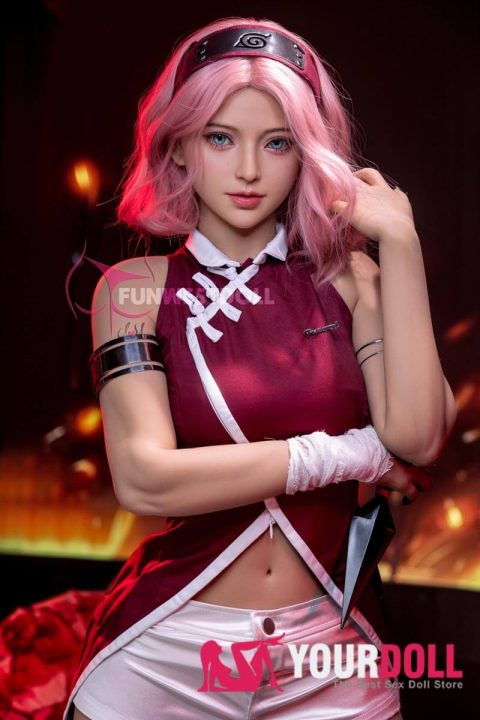 pink hair beauty sex doll