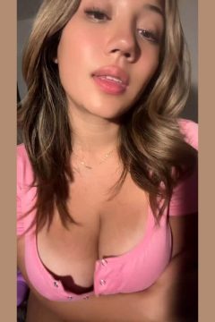 amateur girl with natural tits and dark nipples