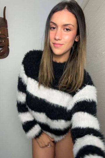 Feeling more naughty without my sweater (gif)