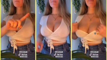 Confident Real Boobs Size Proof! (short video)