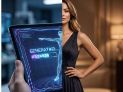 visual sexy AI woman image