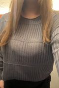 Busty Amateur Flashing Breasts in Sweater Tease - short clip cover