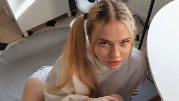 The girl doesn’t let me work in peace