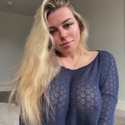 Great Big Naturals Drop from Sheer Blouse - viral porn poster