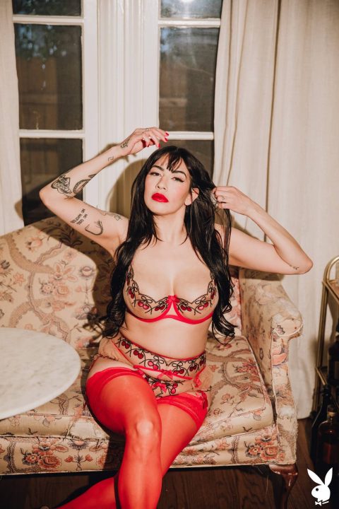 Artistic model posing in sexy lingerie during an electrifying nude photoshoot, transitioning into a bold naked reveal in an evening setting- pic 1