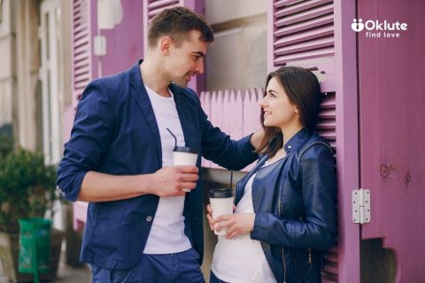 hot flirting couple