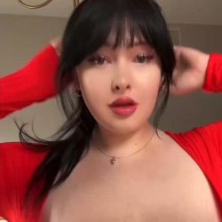 TikTok Huge Tits Worship- Sexy Plunging Dress Bounce - viral porn poster