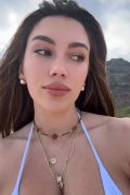 Big cleavage treat from an attractive digital creator - premium poster