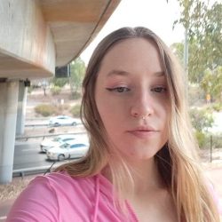 Cute exhibitionist caught flashing her tits outdoors - trending snapshot
