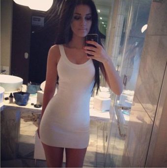 hot selfie sexy dress skin body