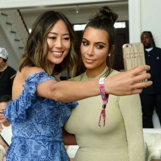 Kim Kardashian selfies with fan