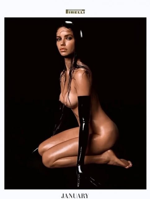 Shoot nude adriana lima Pirelli Calendar