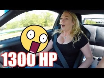 Sexy Hailey Rides 1300HP Supra! (video)